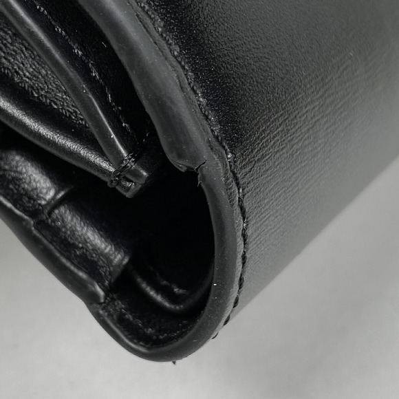 Celine Triomphe Flap Wallet Black Leather - Picture 4 of 7
